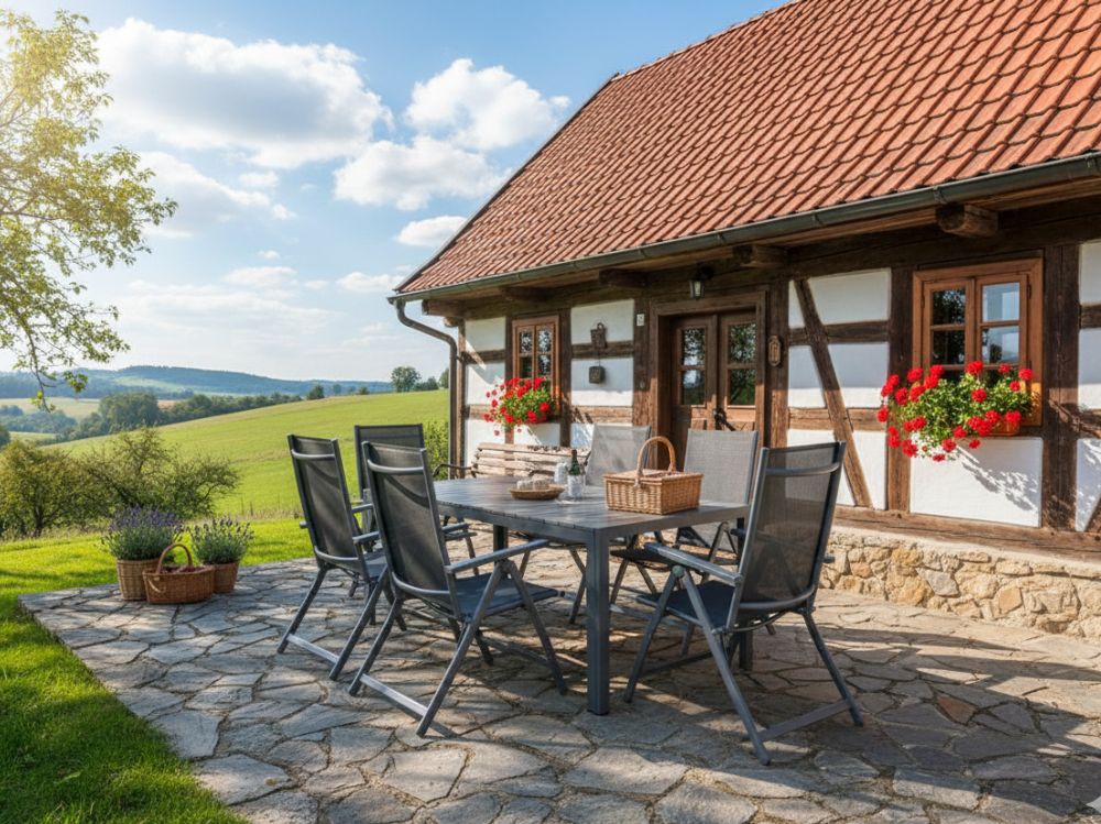 Hliníkový zahradní nábytek: stůl Jersey 160cm šedý a 6 polohovacích křesel Palermo