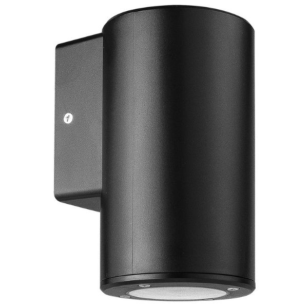 Prémiové venkovní nástěnné bodové svítidlo Lyon na 1 žárovku GU10, černé